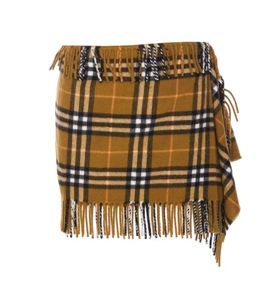 24FW 버버리 미디 스커트 8099716 C1422 MultiColour