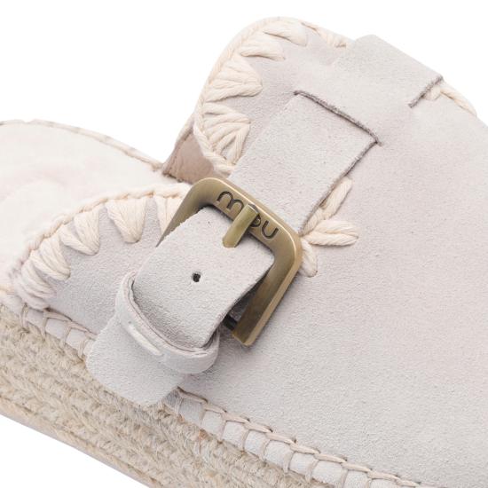 25SS 모우 뮬/슬리퍼 641000A CHLK White - MOU