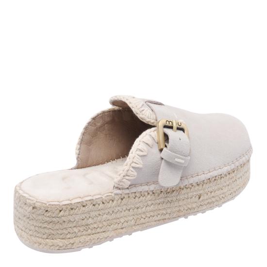 25SS 모우 뮬/슬리퍼 641000A CHLK White - MOU
