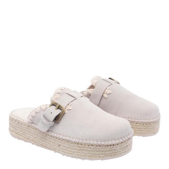 25SS 모우 뮬/슬리퍼 641000A CHLK White - MOU
