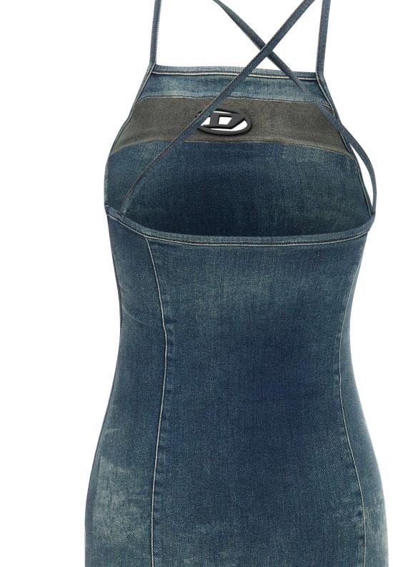 25SS 디젤 숏 원피스 A17351 0ABCZ01 Blue - DIESEL