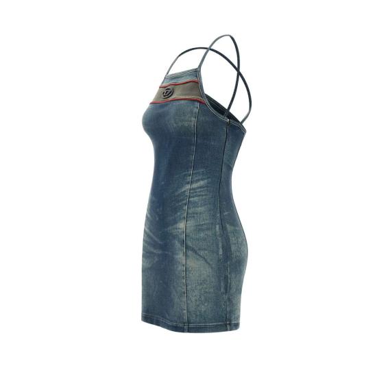 25SS 디젤 숏 원피스 A17351 0ABCZ01 Blue - DIESEL