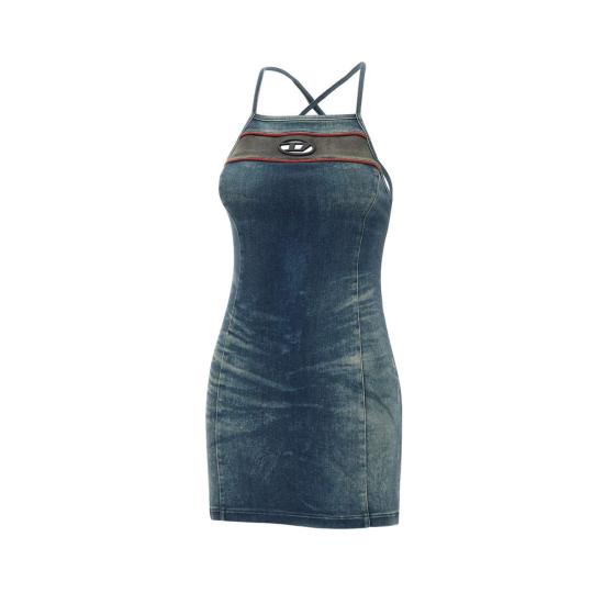 25SS 디젤 숏 원피스 A17351 0ABCZ01 Blue - DIESEL