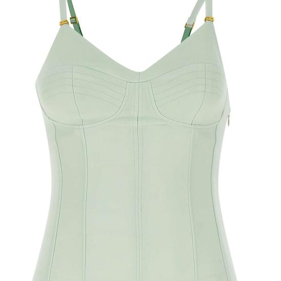 25SS 엘리자베타프랜치 미디 원피스 AB74852E2 124 Green - ELISABETTA FRANCHI