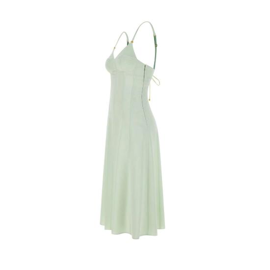 25SS 엘리자베타프랜치 미디 원피스 AB74852E2 124 Green - ELISABETTA FRANCHI