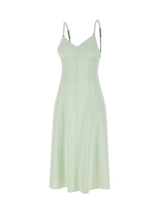 25SS 엘리자베타프랜치 미디 원피스 AB74852E2 124 Green - ELISABETTA FRANCHI