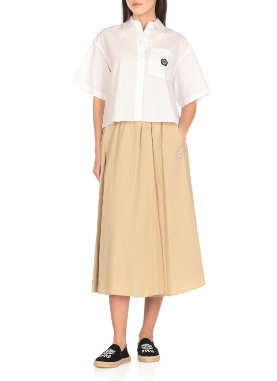 25SS 겐조 셔츠 FF52CH2629LH 01 White - KENZO