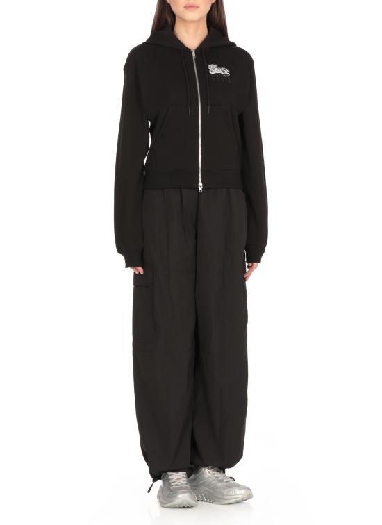 25SS 겐조 후드 티셔츠 FF52SW1924MF 99J Black - KENZO