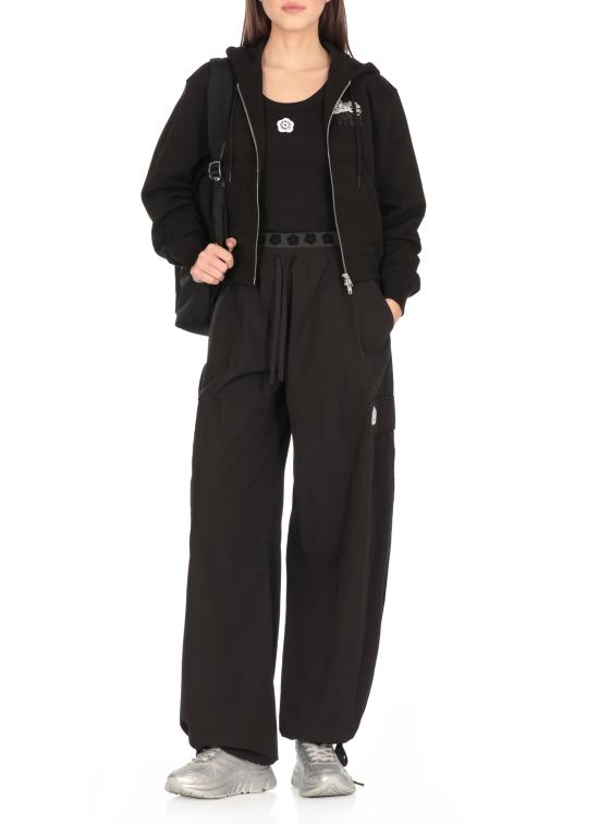 25SS 겐조 후드 티셔츠 FF52SW1924MF 99J Black - KENZO