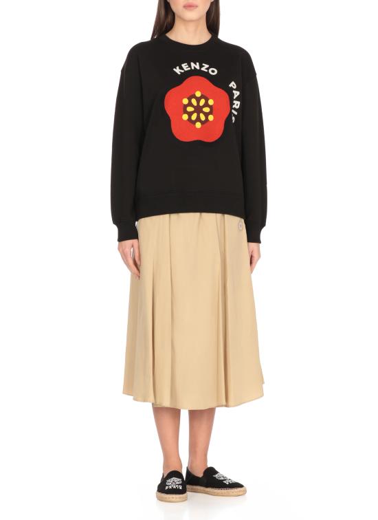 25SS 겐조 긴팔 티셔츠 FF52SW1894MF 99J Black - KENZO