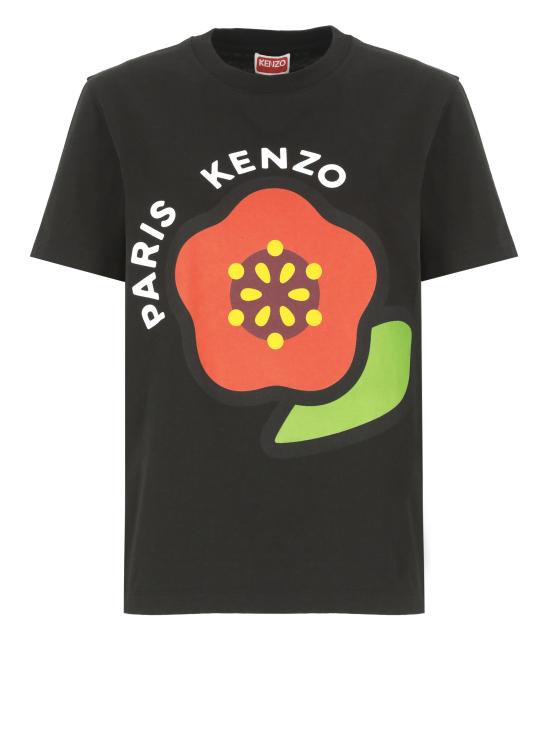 25SS 겐조 반팔 티셔츠 FF52TS1684SO 99J Black