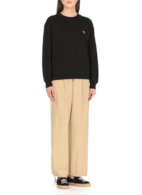 25SS 겐조 긴팔 티셔츠 FF52SW1874MF 99J Black - KENZO