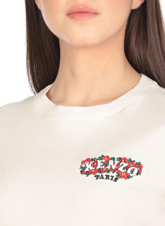 25SS 겐조 반팔 티셔츠 FF52TS1544SO 02 White - KENZO