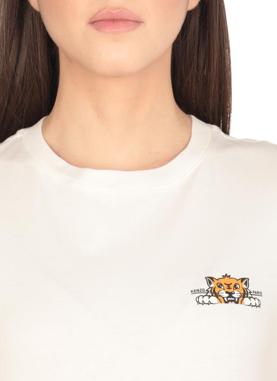 25SS 겐조 반팔 티셔츠 FF52TS1694SO 02 White - KENZO