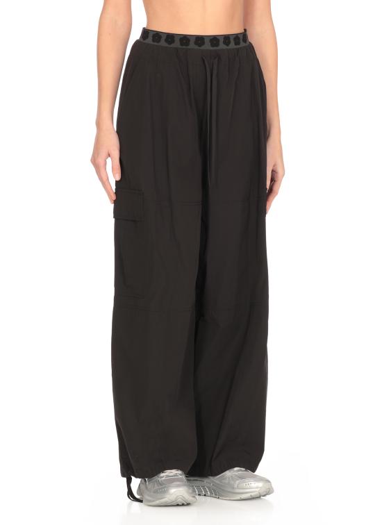 25SS 겐조 스트레이트 팬츠 FF52PA1049FI 99 Black - KENZO