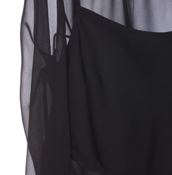 24FW MM6 메종마르지엘라 긴팔 티셔츠 S52NH0020 MTN017900 Black - MM6 MAISON MARGIELA