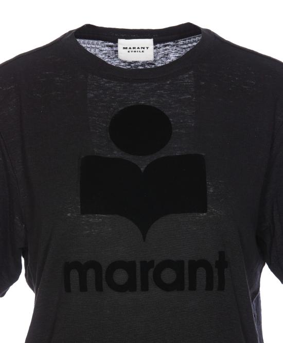 25SS 이자벨마랑에뚜왈 반팔 티셔츠 TS0001FB A1N09E01BK Black - ISABEL MARANT ETOILE