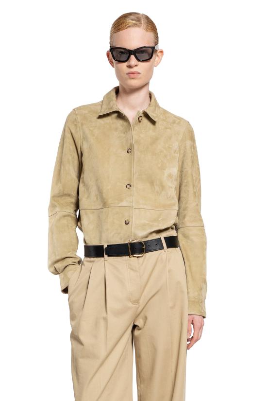  토템 셔츠 242WRT1768LE0005272 Beige - TOTEME