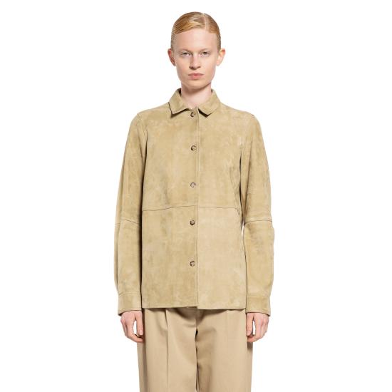  토템 셔츠 242WRT1768LE0005272 Beige