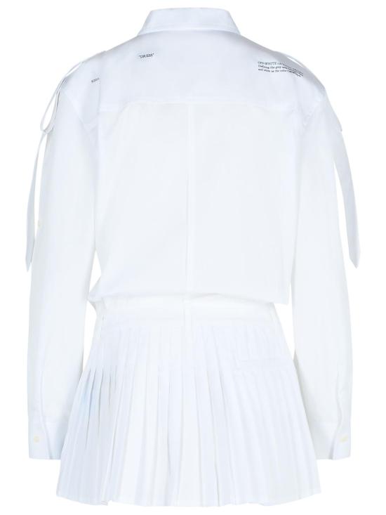 25SS 오프화이트 숏 원피스 OWDG00AS25FAB0010110 White - OFF WHITE