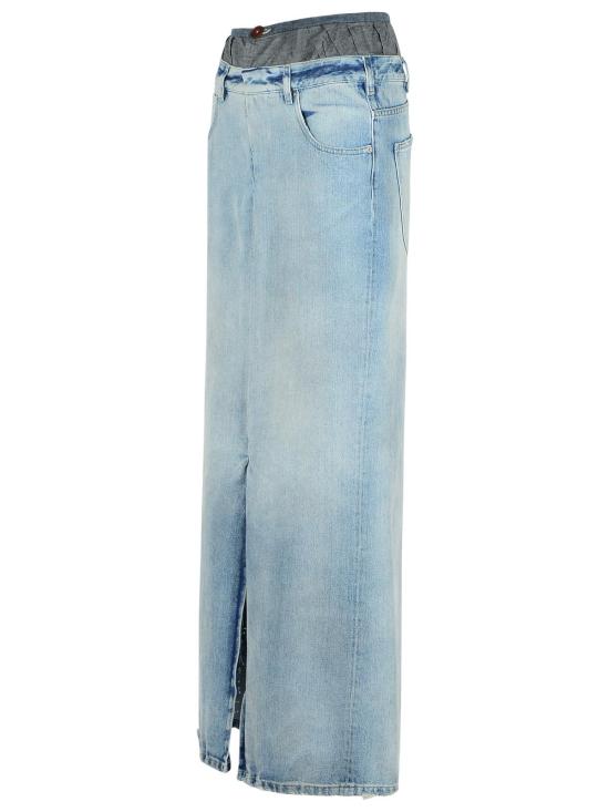25SS 마르지엘라 롱 스커트 S51MI0006 S30383961 Light Blue - MAISON MARGIELA