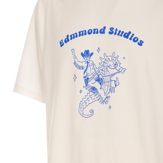 25SS 에드몬드 스튜디오 반팔 티셔츠 34010 OFF WHITE White - EDMMOND STUDIOS