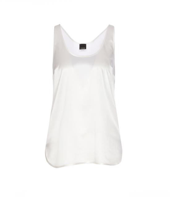 25SS 핑코 민소매 티셔츠 104670 A2JRZ05 White