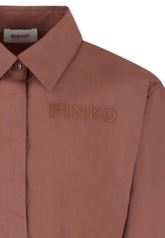 25SS [키즈] 핑코 셔츠 KFCA004 0 CA101 6018 BROWN - PINKO