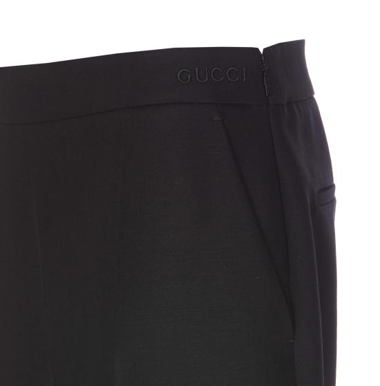 24FW 구찌 스트레이트 팬츠 800108 ZARRR1000 Black - GUCCI