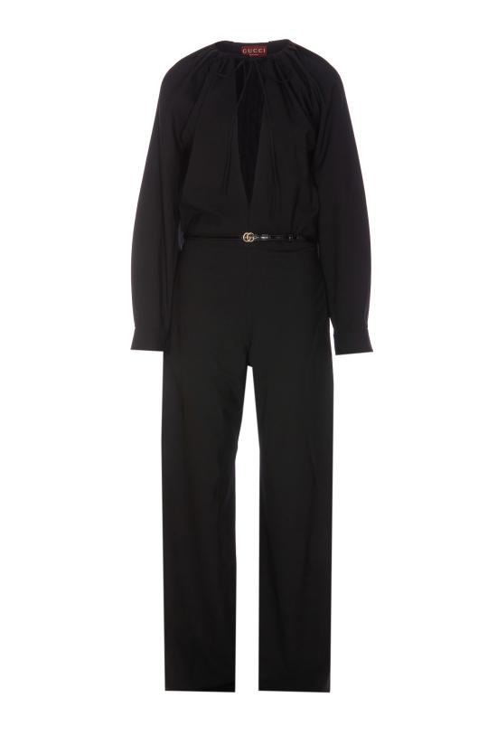 24FW 구찌 점프수트 798508 Z8BUZ1000 Black