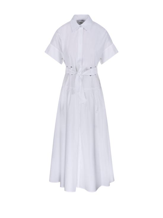 25SS 막스마라 미디 원피스 2511221062600 001 BIANCO OTTICO