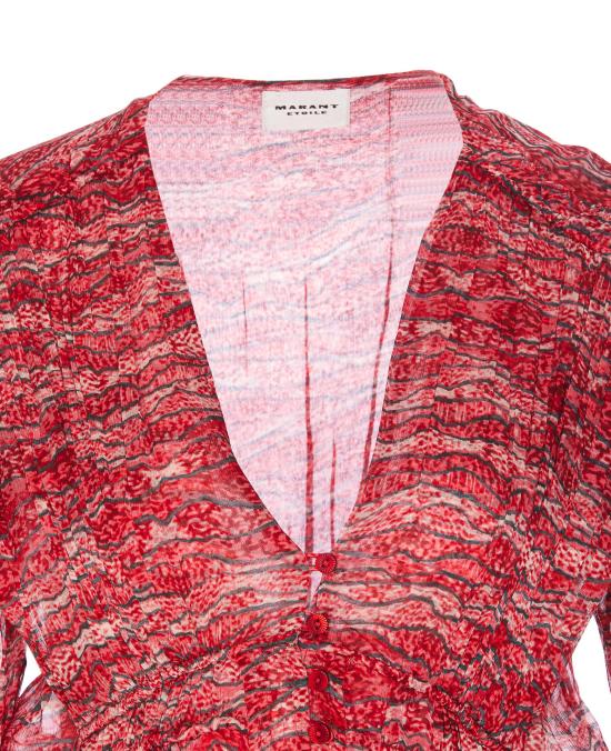 25SS 이자벨마랑에뚜왈 가디건 HT0552FA C1J07E70RD Red - ISABEL MARANT ETOILE