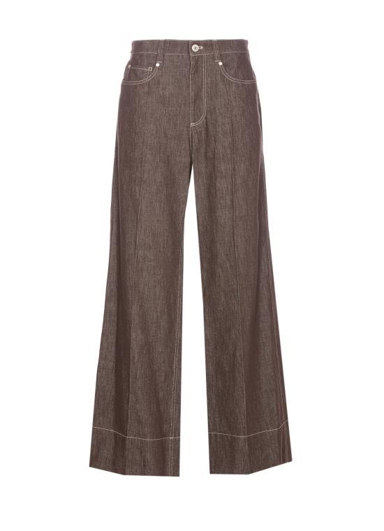 25SS 브루넬로 쿠치넬리 데님 팬츠 MB125P5658 C003 Brown