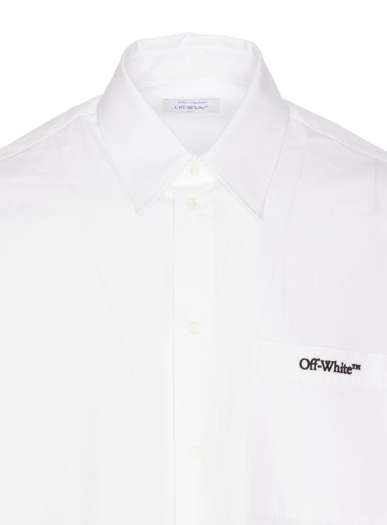 25SS 오프화이트 셔츠 OMGE004S25FAB002 0110 White - OFF WHITE