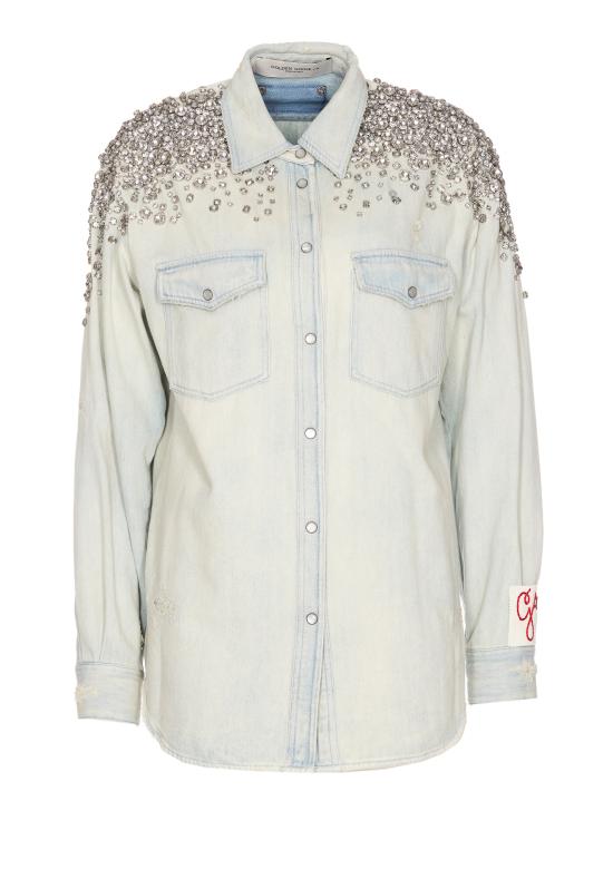 25SS 골든구스 셔츠 GWP00589 P00062750100 Blue