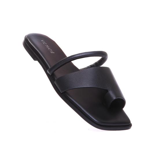  빅마티 뮬/슬리퍼 1G3768D G42G200101 Black - VIC MATIE