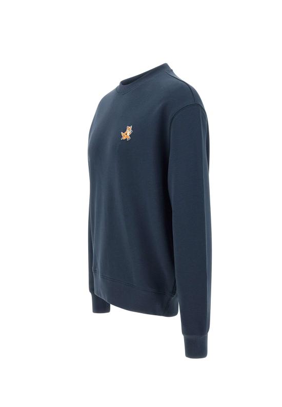 25SS 메종키츠네 긴팔 티셔츠 MM00313KM0321 P476 Blue - MAISON KITSUNE