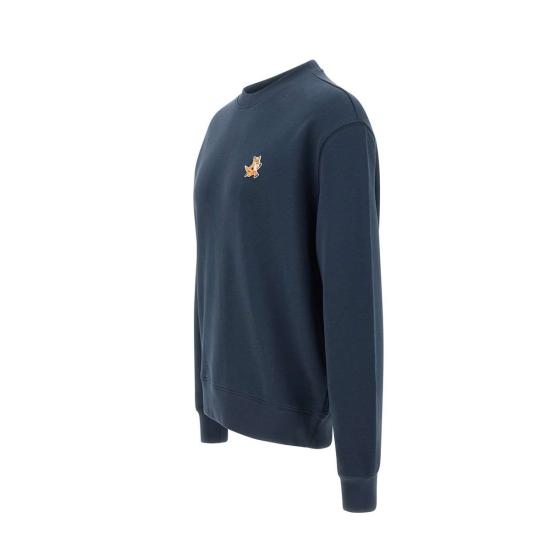 25SS 메종키츠네 긴팔 티셔츠 MM00313KM0321 P476 Blue - MAISON KITSUNE