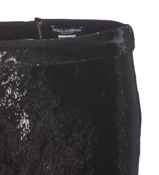 24FW 돌체앤가바나 미디 스커트 F4CWOT FLSIMN0000 Black - DOLCE & GABBANA