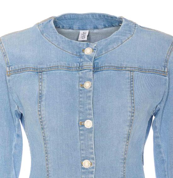 25SS 리우조 자켓 UA5135D4448 78861 Blue - LIU JO