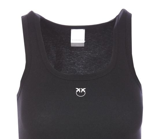 25SS 핑코 민소매 티셔츠 100807 A2C1Z99 Black - PINKO