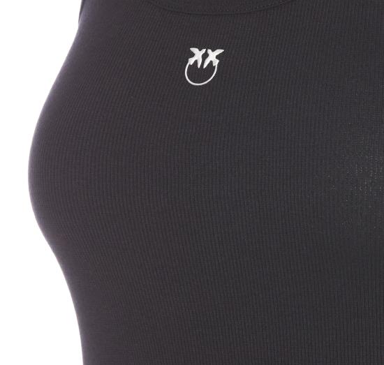 25SS 핑코 민소매 티셔츠 100807 A2C1Z99 Black - PINKO