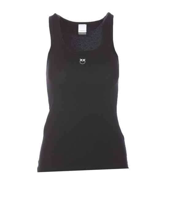 25SS 핑코 민소매 티셔츠 100807 A2C1Z99 Black