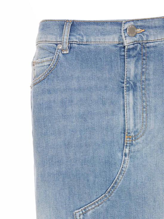 25SS 핑코 미디 스커트 104628 A2EAPJE Blue - PINKO