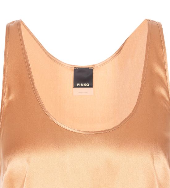 25SS 핑코 민소매 티셔츠 104670 A2JRL17 Yellow - PINKO