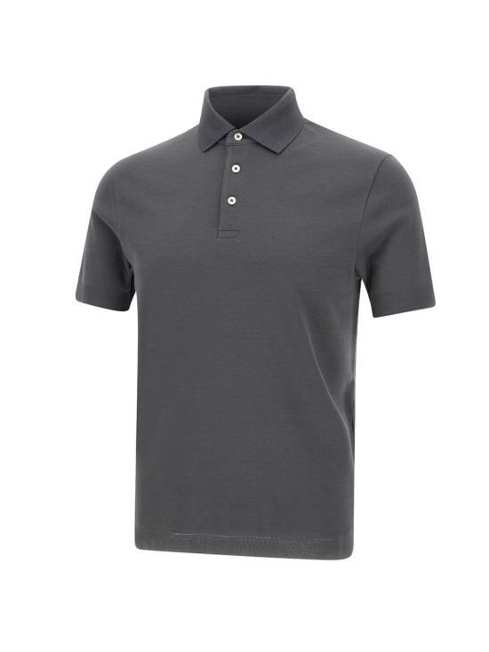 25SS 에르노 폴로 티셔츠 JPL00125U 520599460 Grey - HERNO