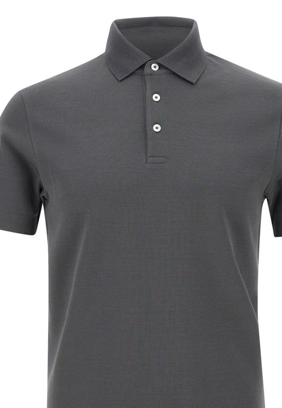 25SS 에르노 폴로 티셔츠 JPL00125U 520599460 Grey - HERNO