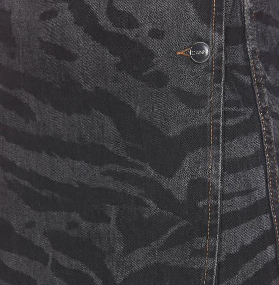 24FW 가니 숏 스커트 J1517 099 Black - GANNI