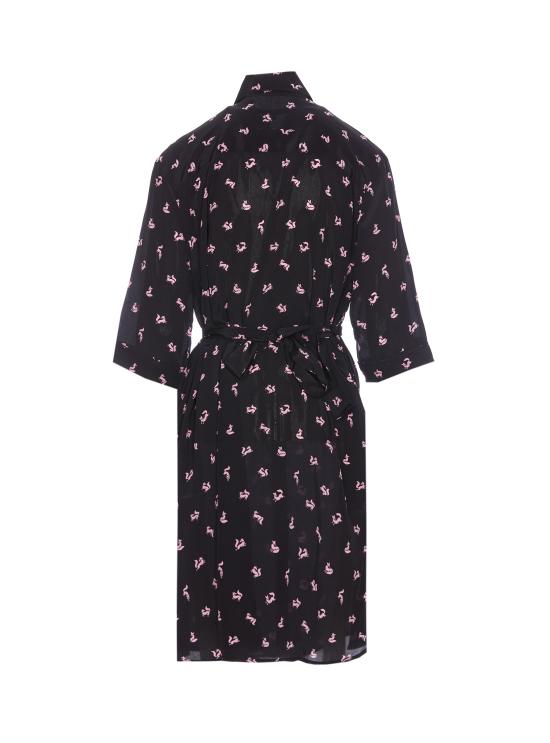 24FW 메종키츠네 미디 원피스 NW01617WF4033 P199 Black - MAISON KITSUNE