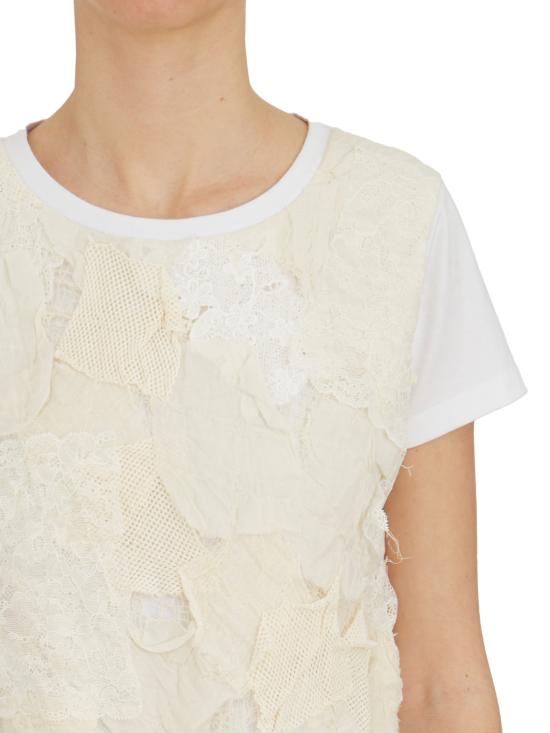 25SS 영 친 반팔 티셔츠 LCYT706CREAM White - YEUNG CHIN